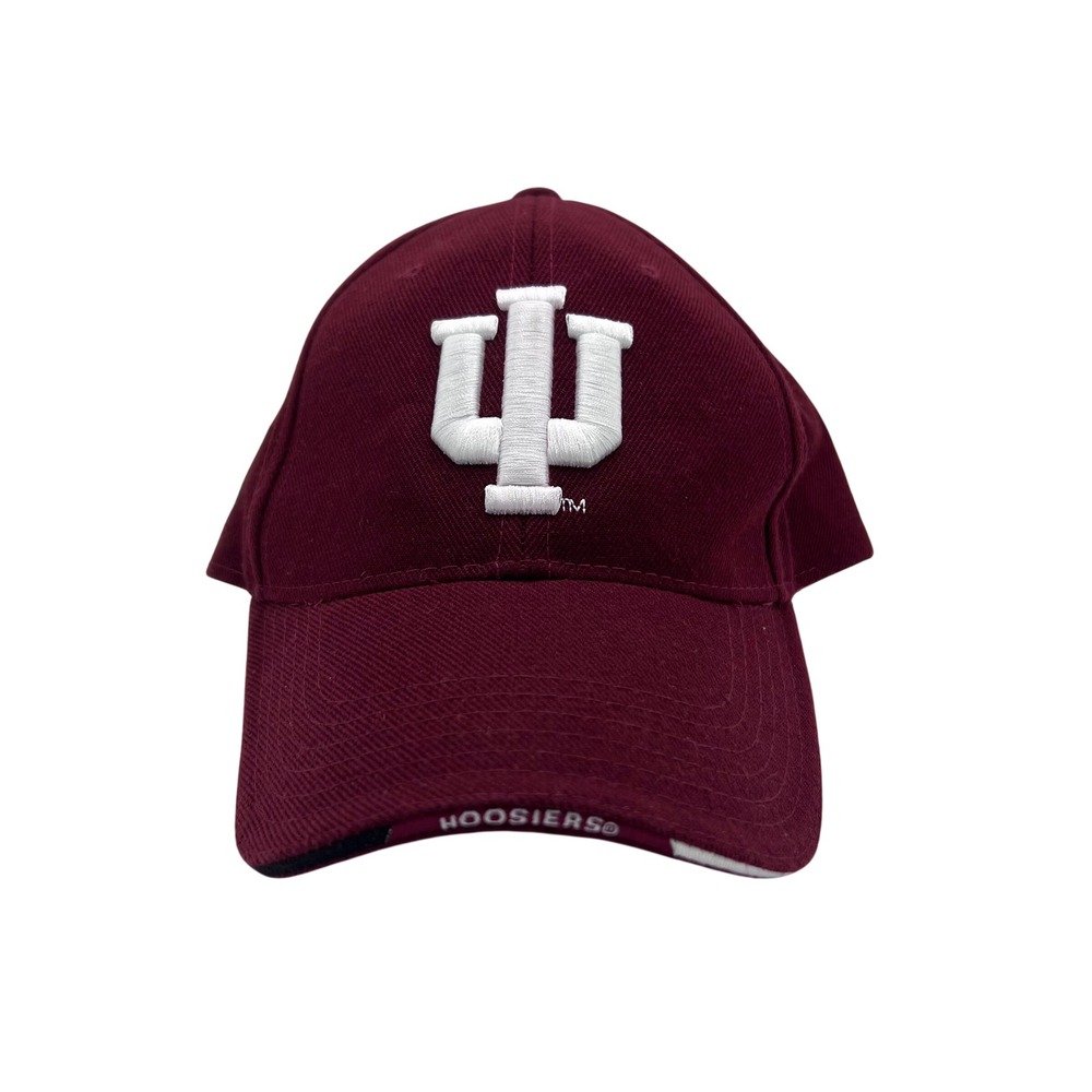 Indiana Hoosiers Baseball Cap Steve & Barrys‎ Maroon White IU Logo OS Fits All